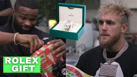 what rolex did jake paul give tyron woodley|Jake Paul gifts opponent Tyron Woodley a £9,000 Rolex watch .